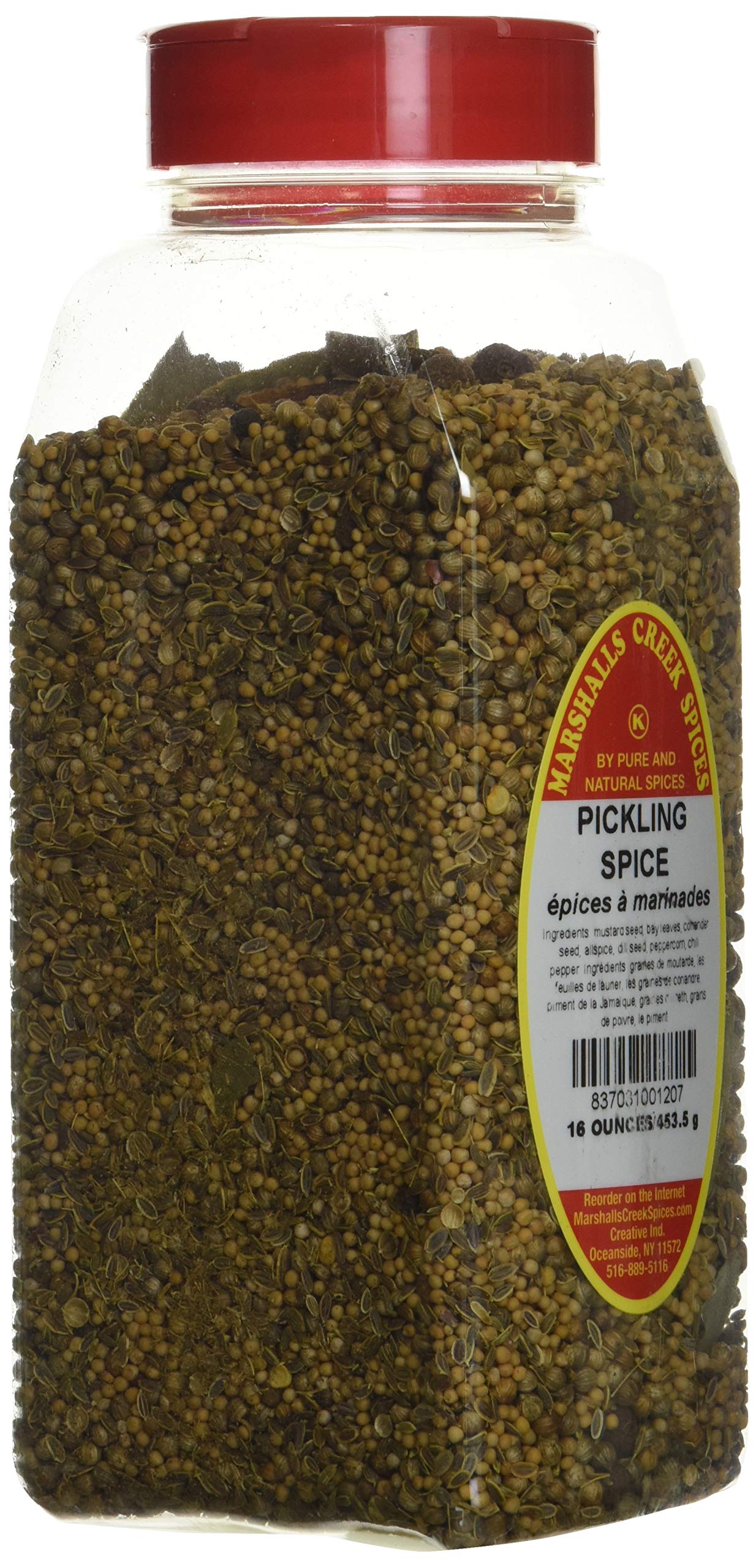 PICKLING SPICE FRESHLY PACKED IN LARGE JARS, 16 oz XL Jar, spices, herbs, seasonings