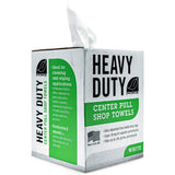 Fresh Towel Heavy Duty White Shop Towels 160 Sheets, 9x12 Inch Disposable Center Pull Shop Rags for Painters, Contractors, Automotive and Garage