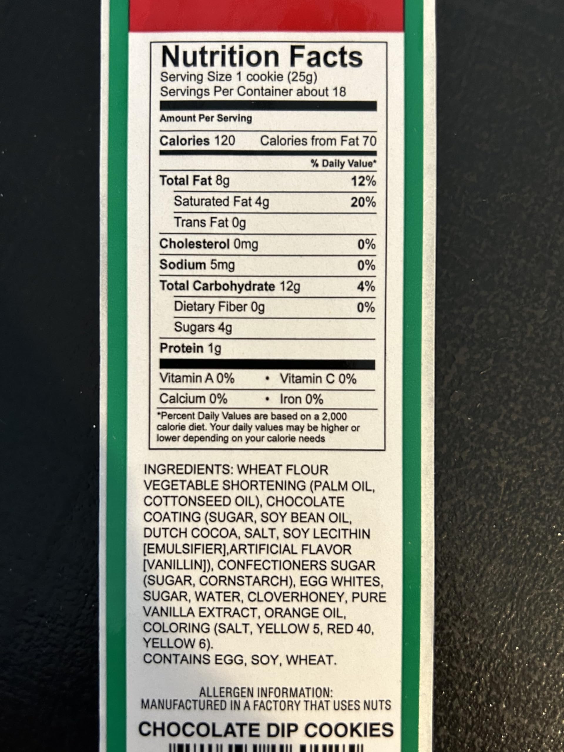 San Paolo Cookies - Chocolate Dip Cookies - 16oz - 2 Packs