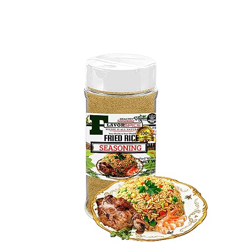 Fried Rice Seasoning Crafted with 100% Natural Herbs and Spices with No Artificial or preservatives, No Salt, No Sugar, No MSG, Gluten, Great