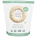 One Degree Organics Sprouted Spelt Flour, Glyphosate-Free, USDA Organic, Whole Grain Baking Flour, High Fiber, Non-GMO, Vegan, Kosher, 80 ounce (Pack