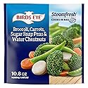 Birds Eye Steamfresh Broccoli, Carrots, Sugar Snap Peas & Water Chestnuts, Frozen Vegetables, 10.8 OZ