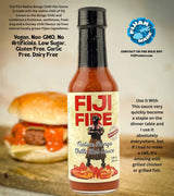 FIJI Fire Chilli HOT Sauce (Value Pack of 1 x 5 Oz Bottle) The Bongo Chilli, a delicious habanero with a sweet and fruity taste, that's native