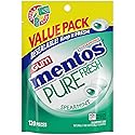 Mentos Pure Fresh Sugar-Free Chewing Gum with Xylitol, Spearmint, 120 Piece Bulk Resealable Bag (Pack of 1)