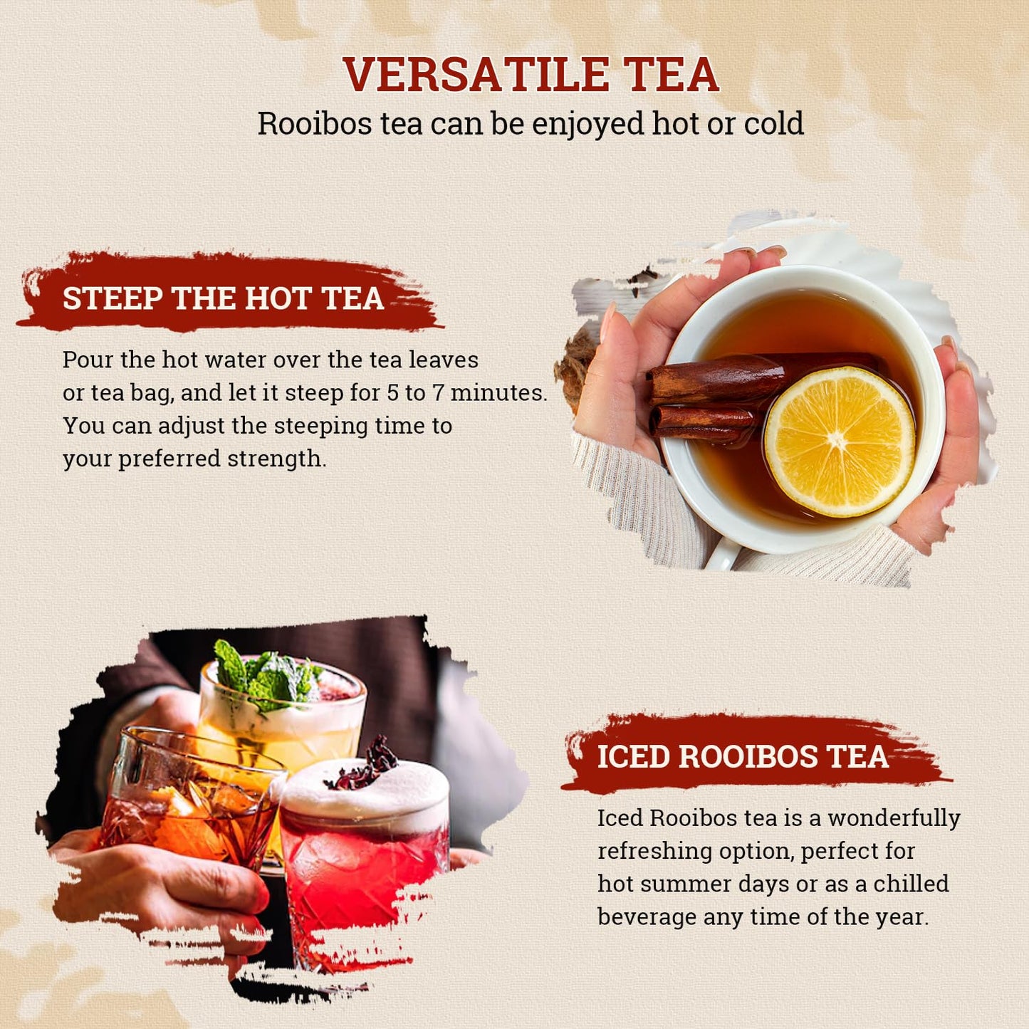 52USA Rooibos Tea Organic, 100 Tea bags, Pure Premuim Rooibos Tea, Naturally Sweet Herbal Tea, Caffeine Free Rooibos Tea, Farmed in South Africa, 9oz