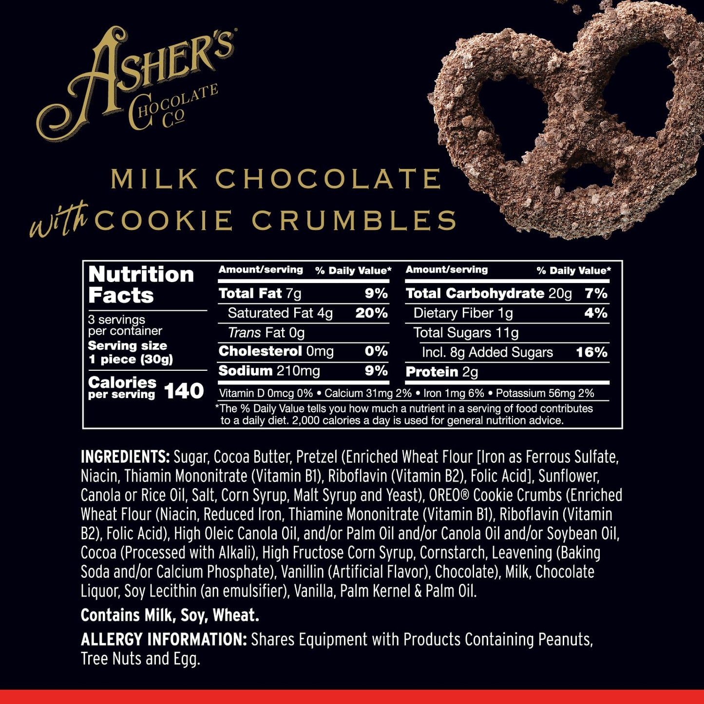 Asher's Chocolates, Chocolate Covered Pretzels Gift Box Basket, Holiday Assortment of Pretzels, Twelve Decorative Pretzels for Gifting, Small Batches