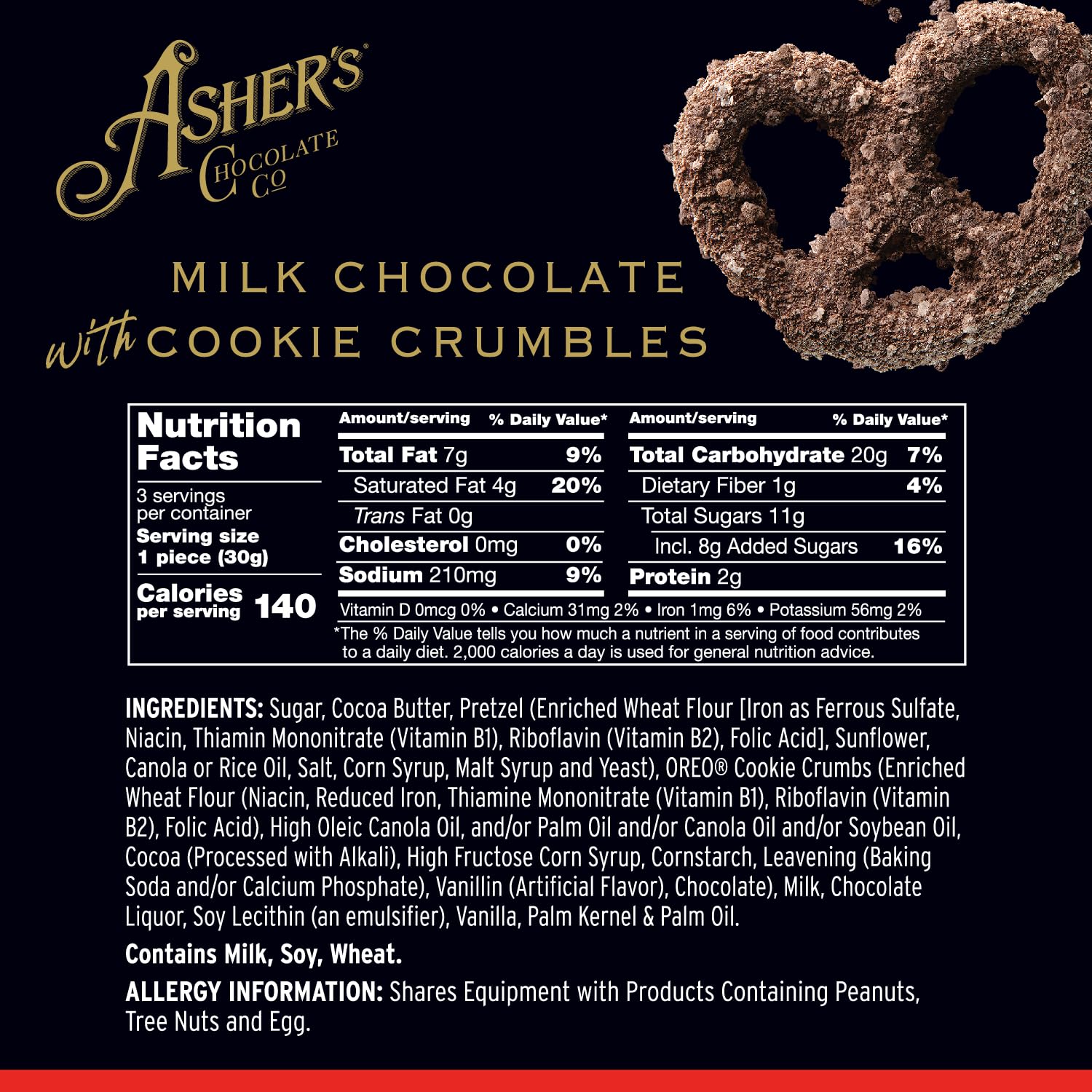 Asher's Chocolates, Chocolate Covered Pretzels Gift Box Basket, Holiday Assortment of Pretzels, Twelve Decorative Pretzels for Gifting, Small Batches