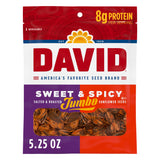 DAVID Jumbo Sunflower Seeds, Sweet and Spicy Flavor, 5.25 oz.