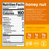 NuTrail Nut Granola Cereal, Honey Nut, No Sugar Added, Keto, Low Carb, Gluten Free, Grain Free, Healthy Breakfast 8 oz. 1 Count