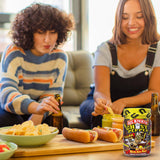 ASS KICKIN' Ghost Pepper Spicy Salsa - 13 oz - Premium Gourmet Spicy Hot Salsa for Tortilla Chips, Veggies, and Breakfast Burritos - Perfect Stocking