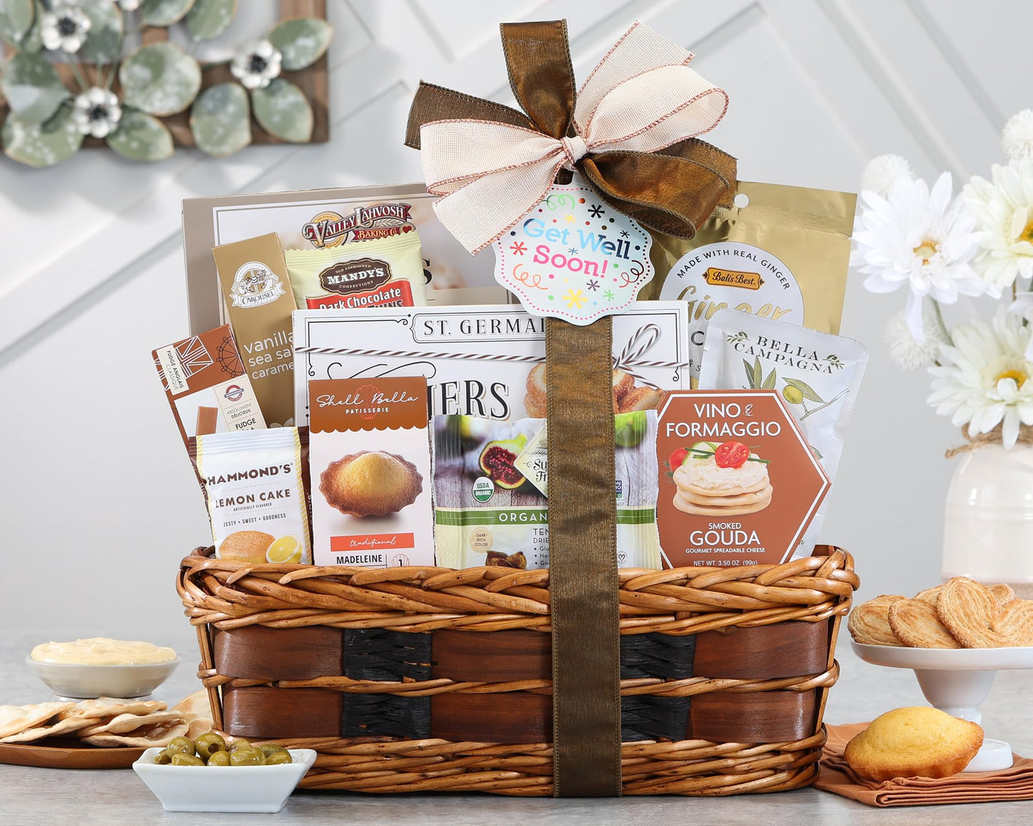Wine Country Gift Baskets The Bon Appetit Gift Basket Get Well Soon