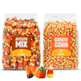 Candy Corn & Autumn Mix Bulk Fall 2 lb (1 lb Corn + 1 lb Autumn Seasonal