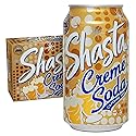 Shasta Creme Soda | 12-Pack of 12oz Cans | Smooth Vanilla Cream Flavor | Sweet & Nostalgic | Caffeine-Free