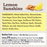 Earnest Eats Breakfast Rounds, Lemon Sunshine - 5g Protein, Soft-Baked with Whole Oats & Almond Butter, Gluten-Free & Non-GMO Breakfast Bars (14