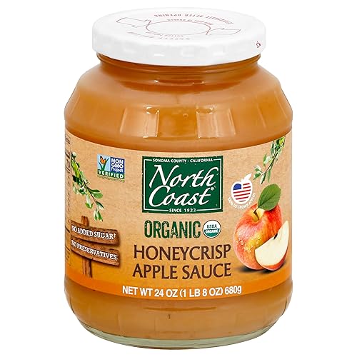 North Coast, Organic Honeycrisp Apple Sauce, 24 Ounce