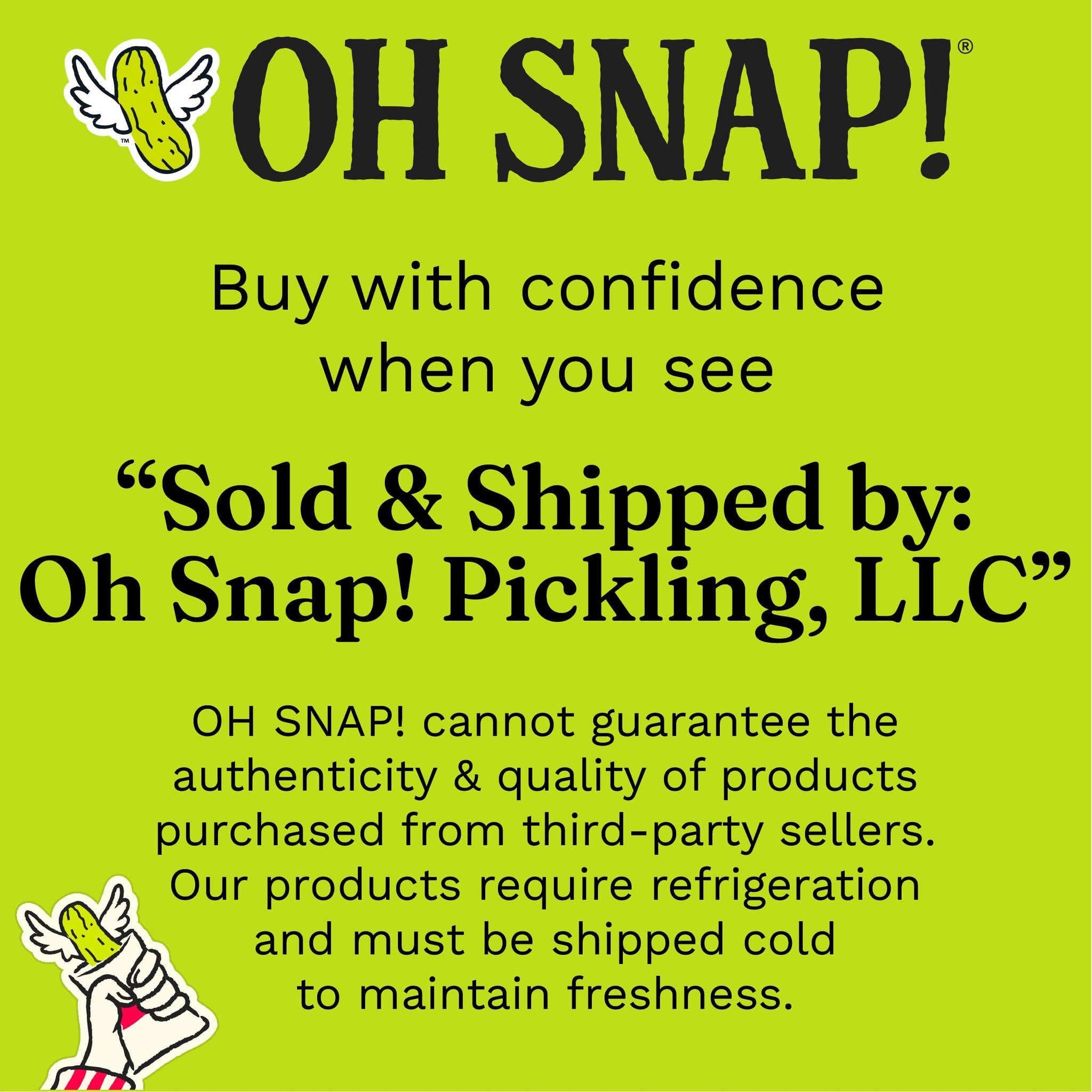 OH SNAP! Hottie Whole Pickle (12 Pack) - Whole Hot N' Spicy Pickle Snack - Fresh Packed Ready to Eat - Gluten-Free, Fat-Free, Non-GMO Veggies