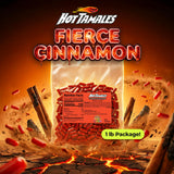 Hot Tamales Fierce Cinnamon Candy - 1lb Bulk Bag (Includes 2 x 0.5 lb Bags) - Spicy Mix, Gummy Sour, Sugar-Free Spicy Candy Variety Pack for Every