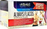 Always Flacos Tea by Betel Natural - Cleanse, Detox, and More in One Box - 24 Tea Bags