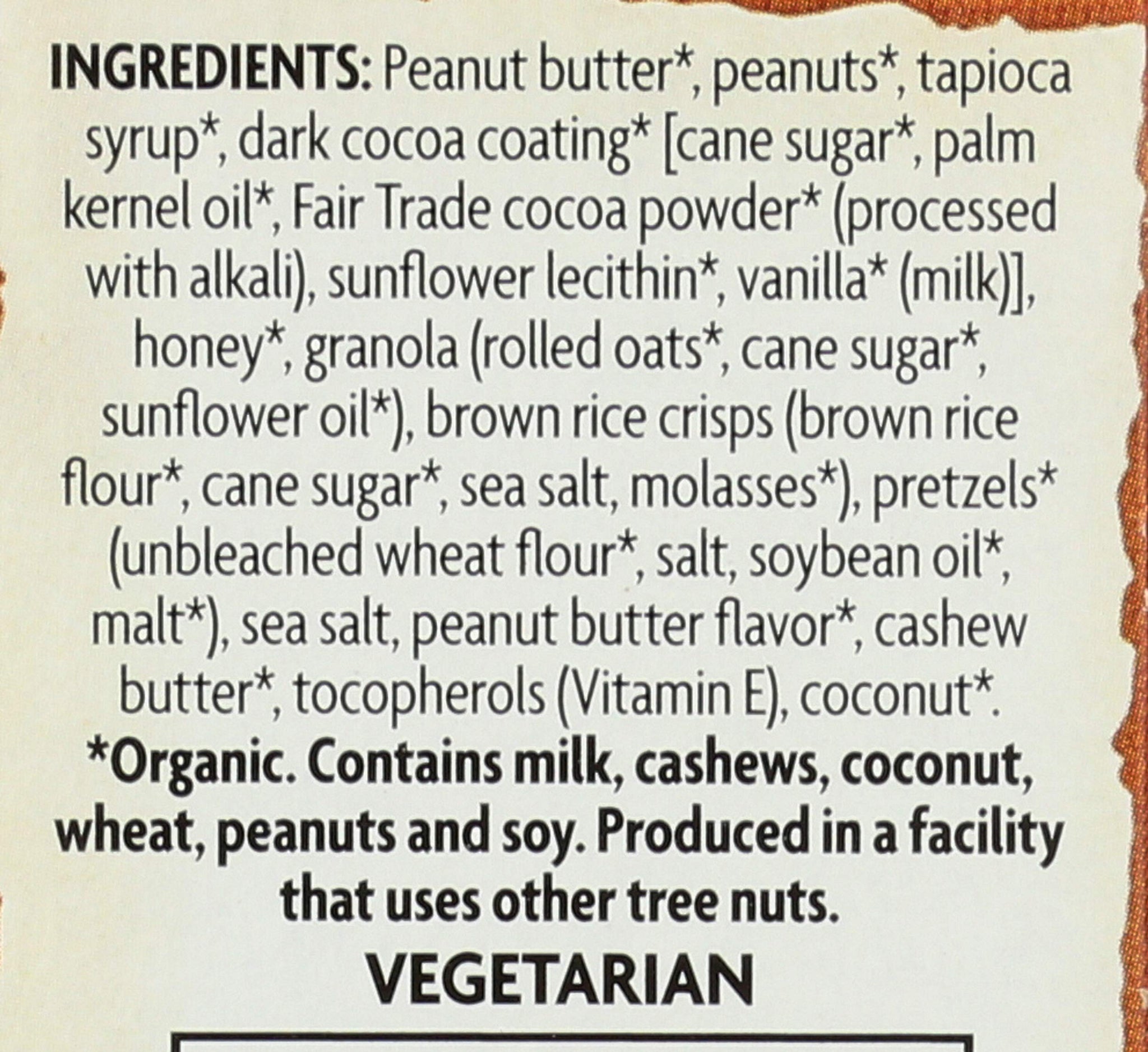 Natures Path, Bar Nut Butter Pretzel Peanut Organic, 1.23 Ounce, 5 Pack