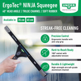 UNGER Black 14" Window Squeegee