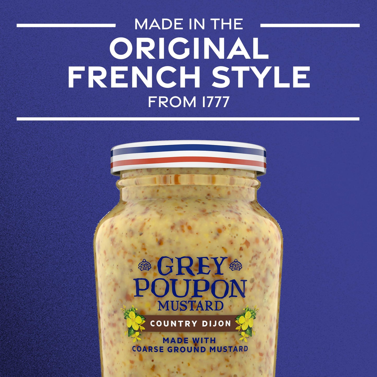 COUNTRY TIME Grey Poupon Country Dijon Mustard (8 oz Jar) (00054400000405)