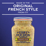 COUNTRY TIME Grey Poupon Country Dijon Mustard (8 oz Jar) (00054400000405)