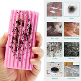 4 Pack Damp Dusting Sponge Duster, Dust Cleaning Sponge, Reusable Household Cleaning Sponge Tool for Blinds, floorboards, Fan Blades, Vents, Glass