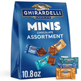 Ghirardelli Minis Chocolate Assortment, 10.8 Oz Bag, Premium Individually Wrapped Mini Chocolate Squares