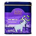 Herbs & Kettles Earl Grey Tea ,1.06 oz | Assam Black Tea Infused with Italian Bergamot Oil | Premium Loose Leaf Earl Grey with Smooth Citrus Aroma