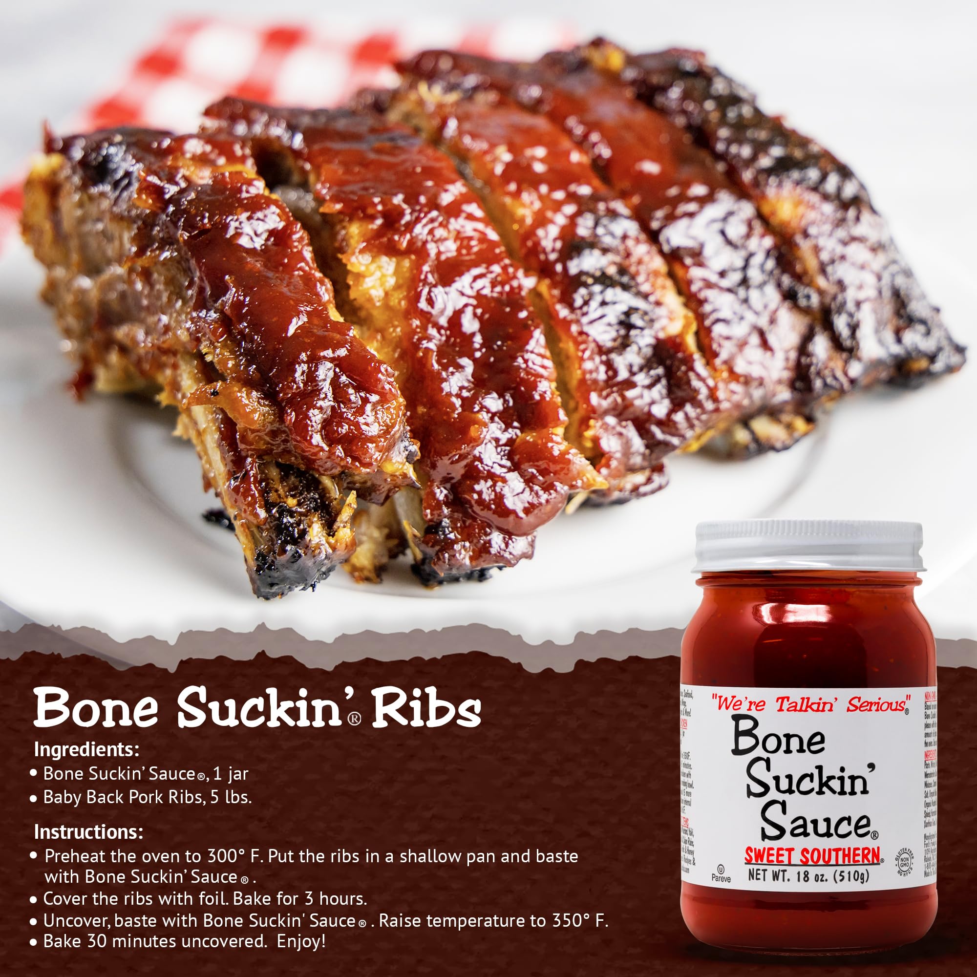 Bone Suckin' Sauce Thicker Style BBQ Sauce 16 oz.