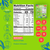 Natural Heaven Angel Hair Pasta, Hearts of Palm - Naturally Rich in Potassium, Low-Calorie Veggie Noodles, Keto & Gluten-Free Food, Vegan, 9 Oz Ea