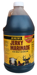 Jim Melton's Jerky Marinade - Make Your Own Homemade Jerky (24 Pounds - 64 Ounce) - Delicious Hickory Smoke Flavor - Contains no MSG or Nitrates (no