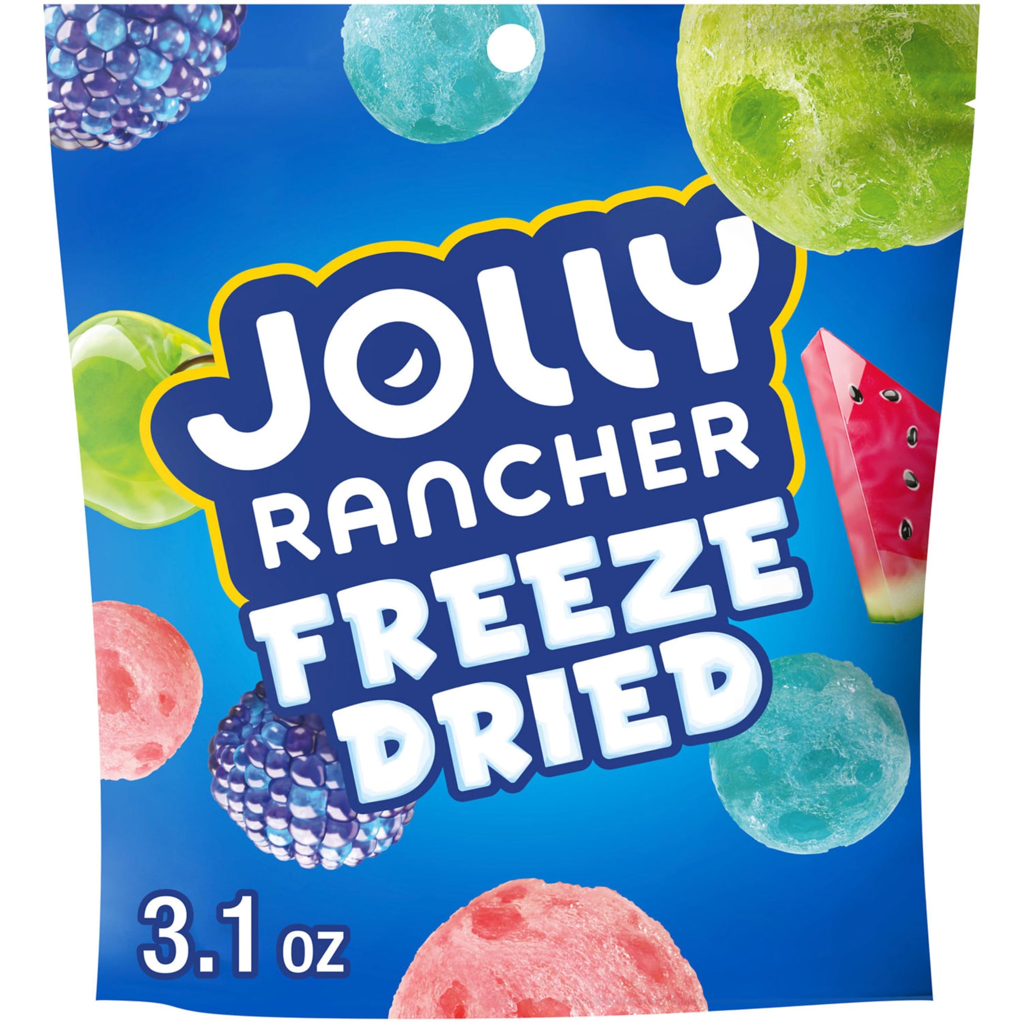 Jolly Rancher, Freeze Dried Original Fruit Flavored Candy Bag, 3.1 Ounce