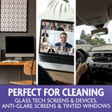 Windex Glass and Window Cleaner Spray Bottle, Ammonia Free, Bottle Made from 100% Recovered Coastal Plastic, Surface Cleaning Spray, Crystal Rain