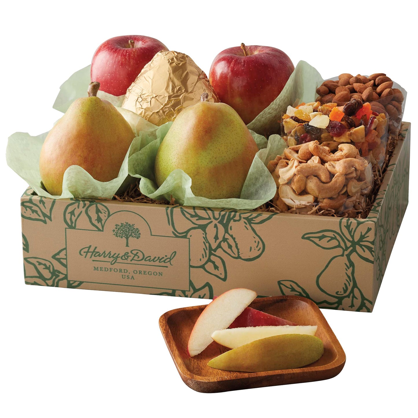 Harry & David Fruit And Nut Gift Box, Fruit And Nut Gift Basket, Healthy Snack Gift, Gift For Coworkers