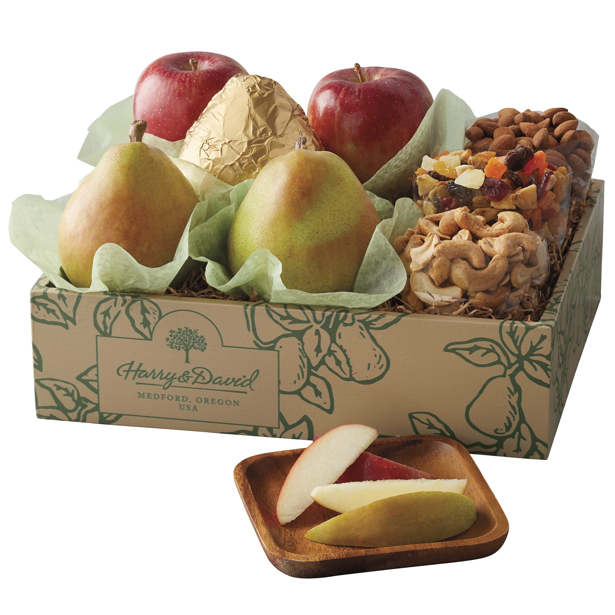 Harry & David Fruit And Nut Gift Box, Fruit And Nut Gift Basket, Healthy Snack Gift, Gift For Coworkers