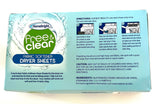 Homebright Free & Clear Fabric Softener Dryer Sheets, Perfume Free, Dye Free, Controls Static Cling, 40 Sheets