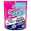 SweeTARTS Halos, Candy, Blue Punch and Strawberries and Cream, Tart and Chewy, Soft and Fluffy, 11 oz