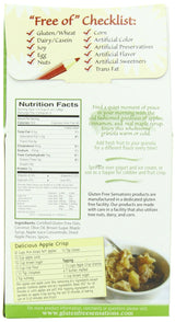 Gluten Free Sensations Granola, Apple Crisp, 9 Ounce