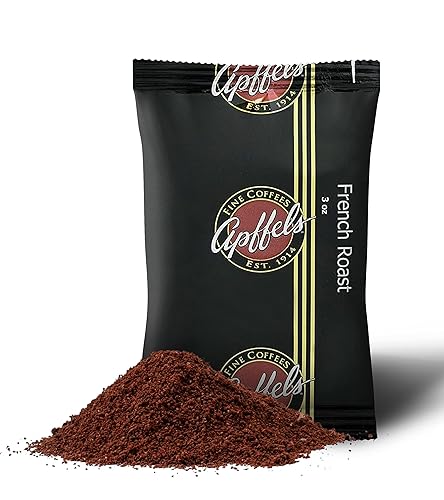 Apffels French Roast - Ground, Dark Roast, 100% Arabica Coffee (18 pack - 3 oz Each)