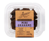 Asher's Chocolates Company, Chocolate Covered Graham Cracker Minis, Made From the Finest Kosher Chocolate, Small Batches, Family Owned Since 1892 (6