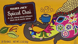 Trader Joe's Spiced Chai (A Rich, Robust Blend of Assam Black Tea & Exotic Spices), 20 Tea Bags (1 Box)