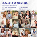 The Clean People Fabric Softener Sheets - Dryer Sheets - Softens & Removes Static Cling - Vegan Laundry Softener With Essential Oils - Fresh Scent
