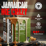 Blackout Coffee Jamaican Me Crazy Flavored Pods, Freshly Roasted in the USA - K-Cup Compatible Single-Serve Pods (18 Count)