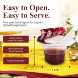 Prefilled Communion Cup and Wafer Set - Box of 30 Bread and Grape Juice for Holy Communion