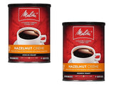 Melitta, Ground Coffee, Hazelnut Crème, 11oz Can (Pack of 2)