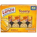 Lance Sandwich Crackers, Toasty Cheddar, 8 Individually Wrapped Packs, 6 Sandwiches Each