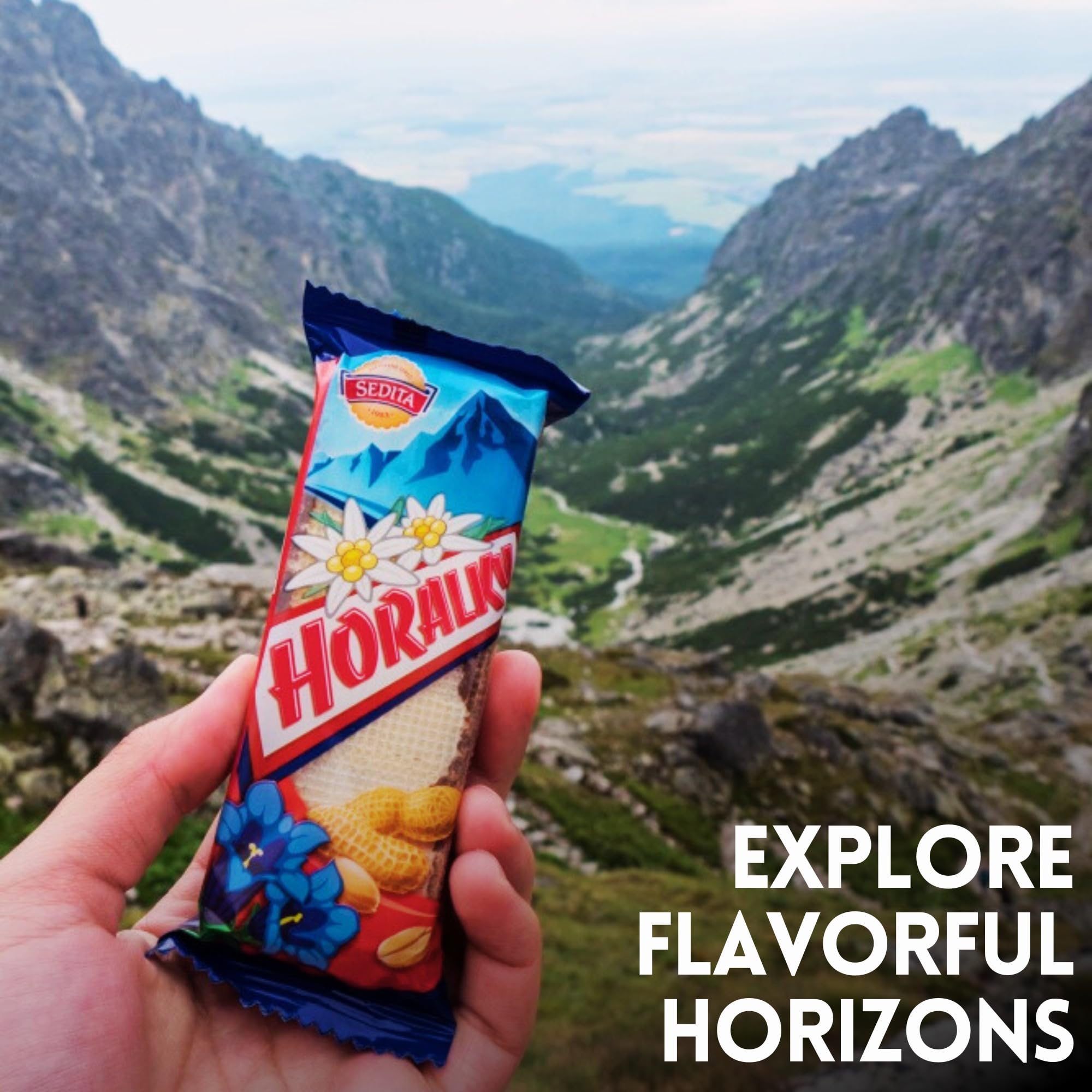 HORALKY - Czech & Slovak Peanut Butter Wafer Cookies, Slovak & Czech Candy, European Snacks, 36-pack