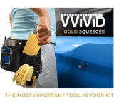 VViViD Gold Vinyl Wrap Squeegee - Nylon-Reinforced Tool for Car Wraps, Window Tint & Decals - (5 Pack)
