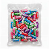 BP BUNDLE Chewy Fruit Flavored Candy 2lb Bulk Bag | Individually Wrapped Soft Fruity Chews | 5 Flavors (Fruit Punch, Strawberry, Apple, Raspberry